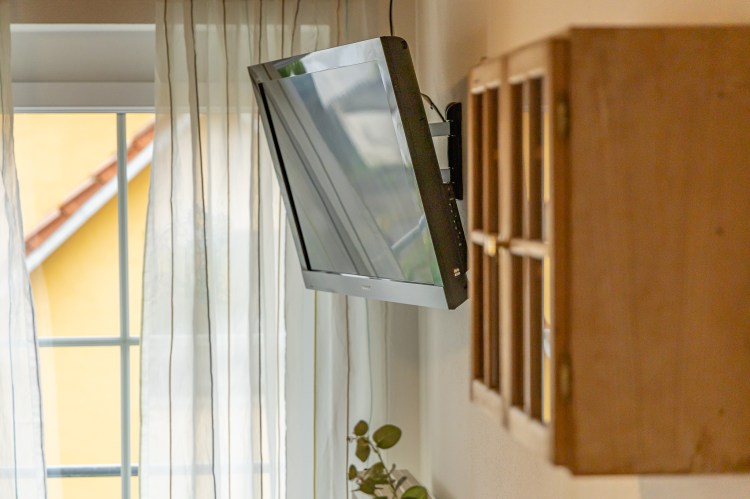 Flachbildfernseher im Wohnzimmer